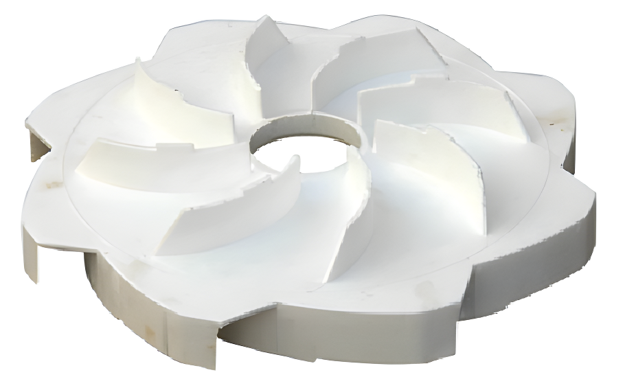 White foam impeller pattern for lost-foam casting